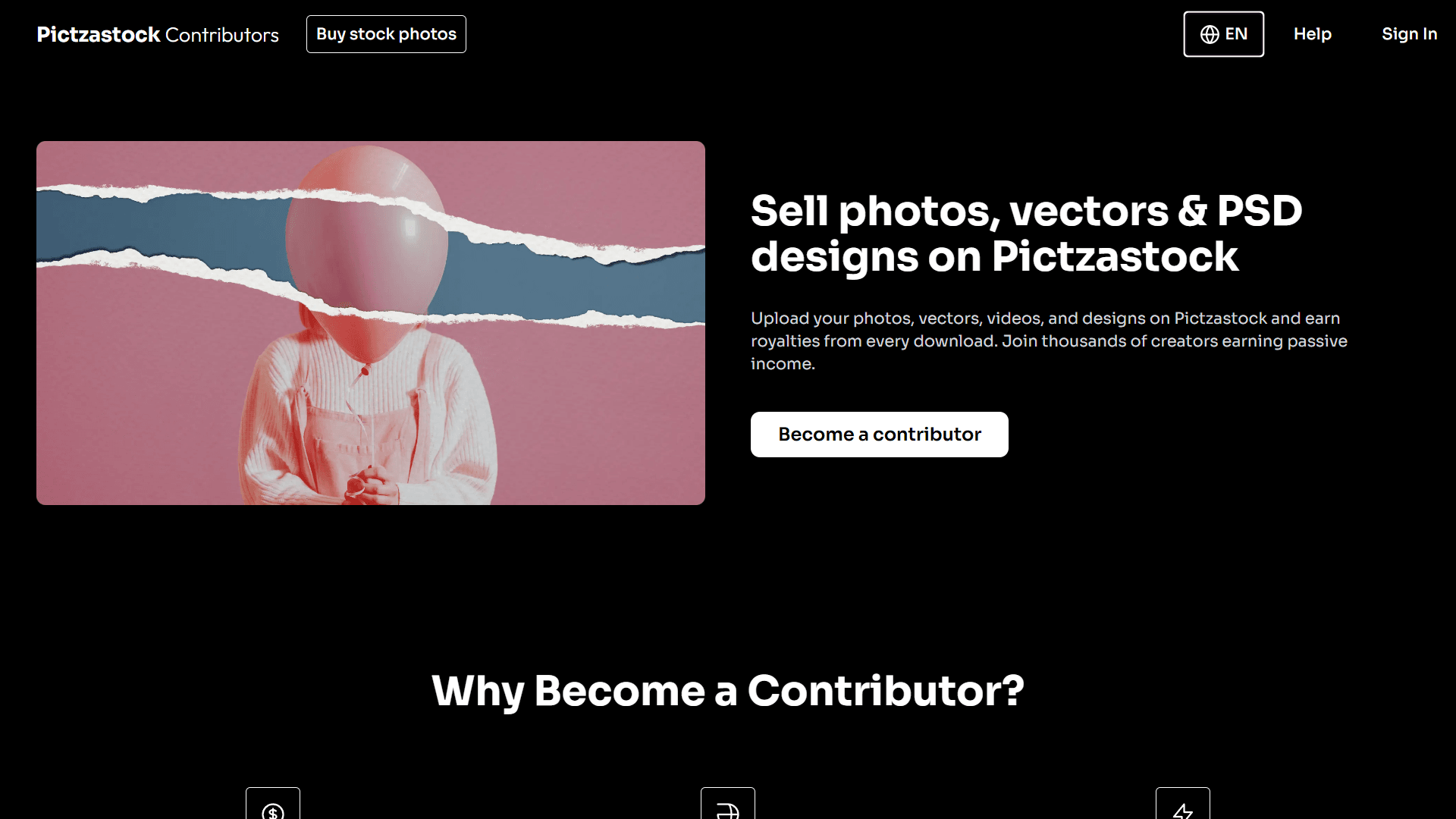 Platform Marketplace Aset Digital Kreatif (Pictzastock)
